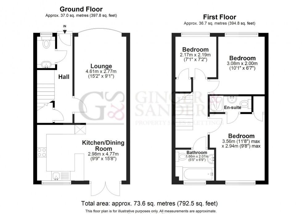 Floorplan for Upper Avenue, Eastbourne, BN21