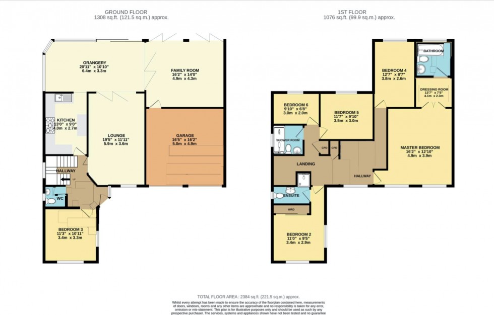 Floorplan for Mendip Avenue, Eastbourne, BN23