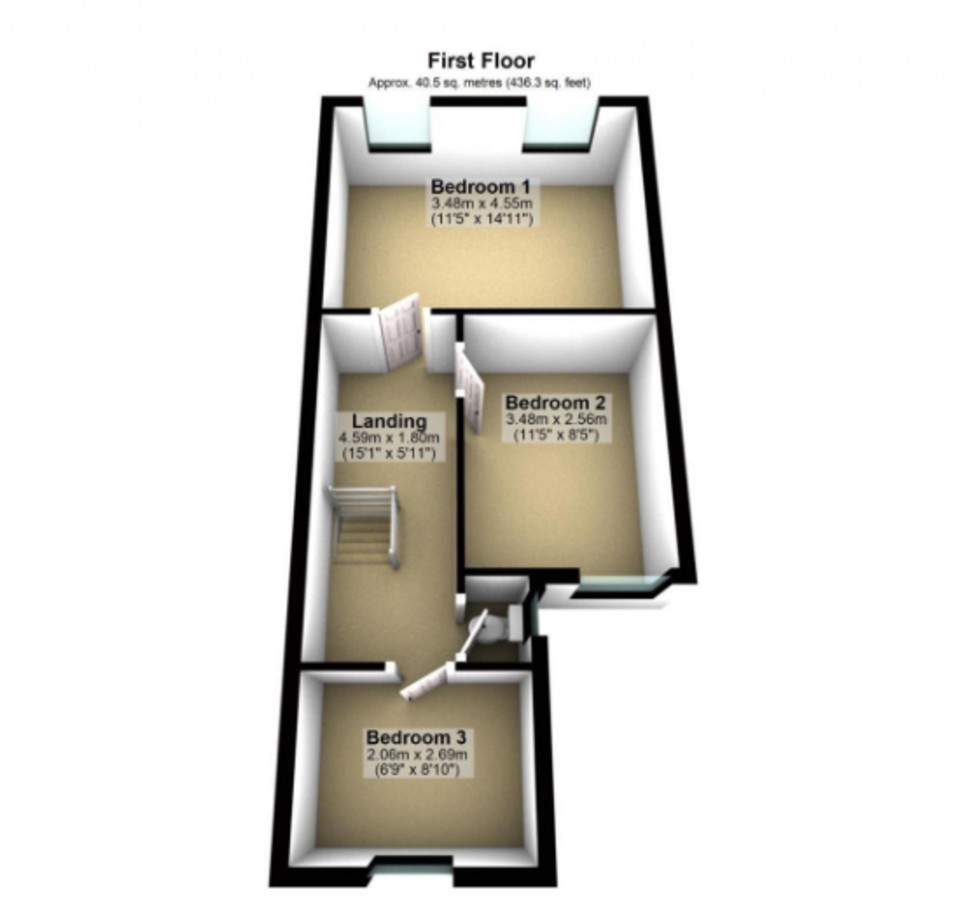 Floorplan for Ashford Road, Eastbourne, BN21